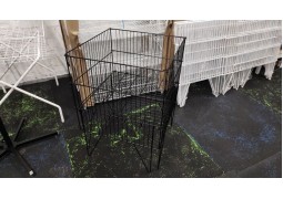 Корзина розкладна 60х60х80см (чорна)